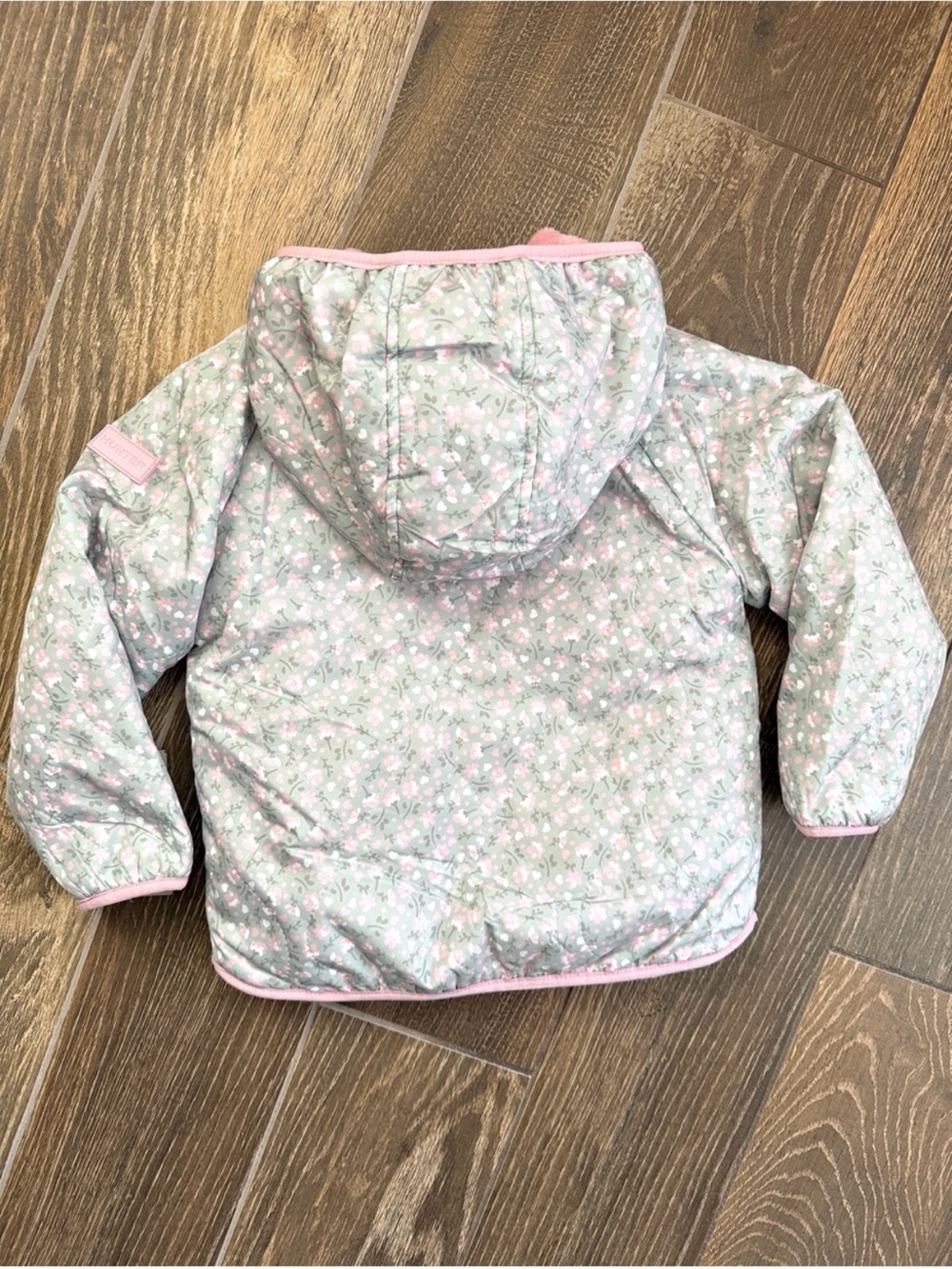 Hunter Toddler Girls' Ditsy Floral Midweight Water Resistant Jacket—3T - Picture 7 of 7